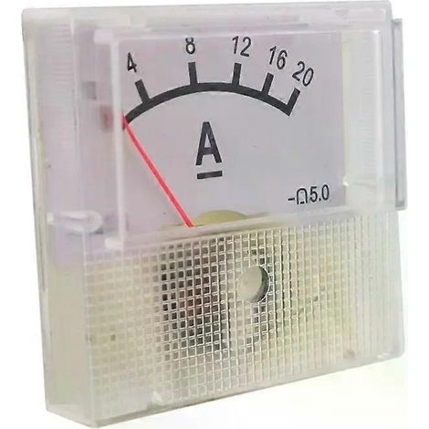 Ampèremètre analogique à aiguille mécanique de haute précision, plage de mesure pour courant continu 0-20 A. (1/4)