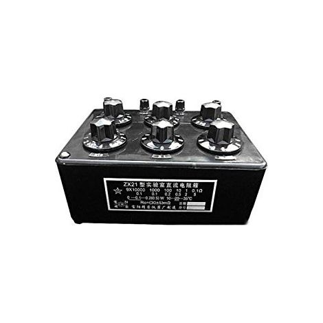 Nueva caja de resistencias variables de década Zx21, caja de resistencias de CC de 0  99,9999 kΩ (1/3)