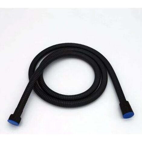Tubo doccia nero opaco da 1,5 m, tubo doccia in acciaio inossidabile, tubo doccia universale con cavo, antideflagrante e resistente alla torsione.