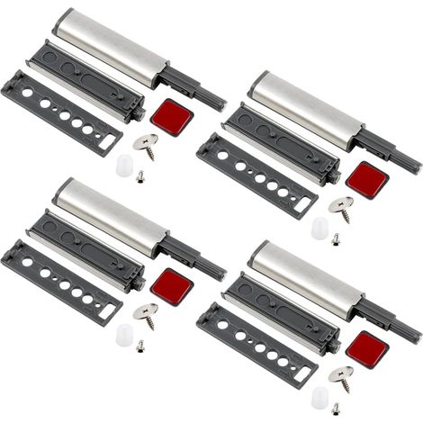 4 Pièces Push to Open Aimant Poussoir Amortisseur Ferme Porte de Porte (1/5)