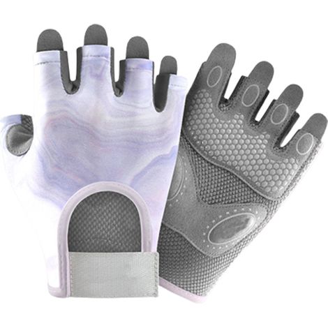 Gants d'entraînement, gants de musculation respirants sans doigts, pour la salle de sport, l'exercice, le fitness et l'entraînement. (1/5)
