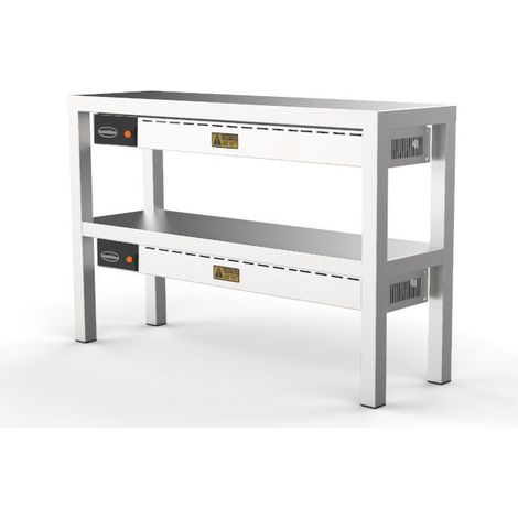 Etagère chauffante en céramique 2 niveaux 1000 - Combisteel (1/2)