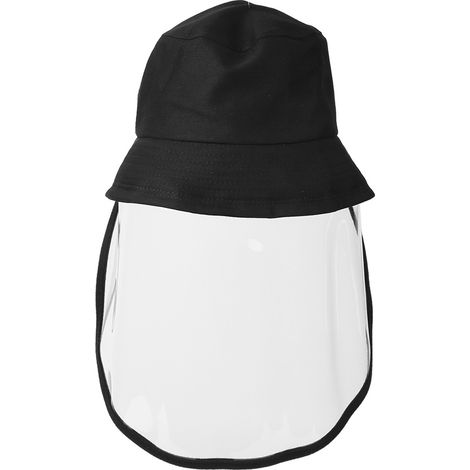 Chapeau de pêche anti-UV avec visière transparente anti-salive pour une protection optimale (1/5)