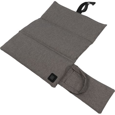 Coussin siège chauffant USB 3 niveaux de chaleur réglables pliant transportable pour bureau pêche stade (1/5)