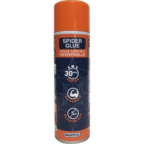 Colle Glue Universelle Spray Spider Glue 200ml Prise 30 sec SMARTOOL (1/4)