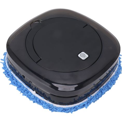 Robot laveur de sols automatique avec réservoir d'eau, aspirateur et laveur de sols noir (1/5)