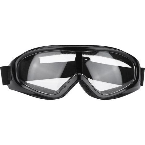 Ortviai Lunettes de Sécurité Anti-Éclaboussures et Anti-Sable avec Verres Transparent en Polycarbonate – Protection UV, Anti-buée