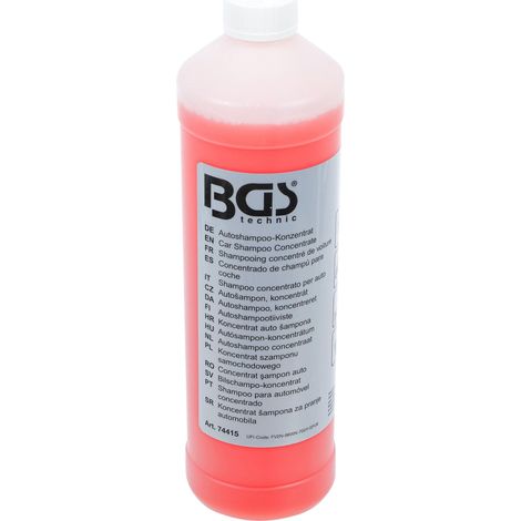 BGS 74415 Autoshampoo-Konzentrat, rot, 1000 ml (1/2)