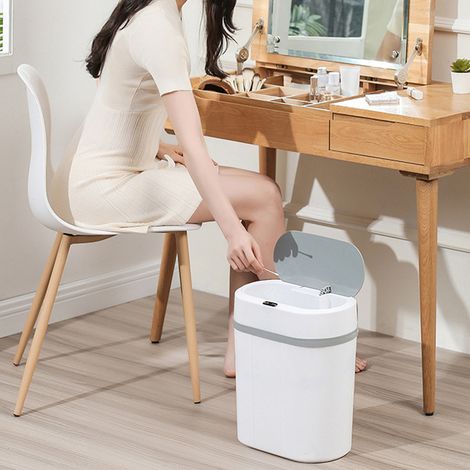 Intelligenter 12-Liter-Abfalleimer für Zuhause, Küche und Bad – Automatische Deckelöffnung dank Sensor (1/5)