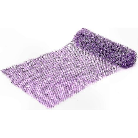 Peeling-Duschhandschuh aus Netzgewebe zur Körperreinigung und zum Peelen, 2er-Set, ideal fürs Badezimmer. (1/5)