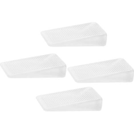 Cales de nivellement transparentes en PVC pour meubles, petites cales (1/5)