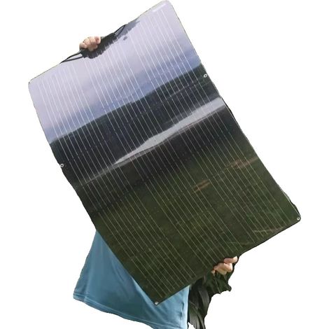 Panneau Solaire Flexible, Haute Efficacité jusqu'à 21%, Polyvalent pour Utilisation en Camping-Car et Marine, 120w 975x550mm (1/2)