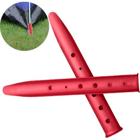Piquets de tente en aluminium légers pour neige et sable - Camping, randonnée, trekking (1/5)