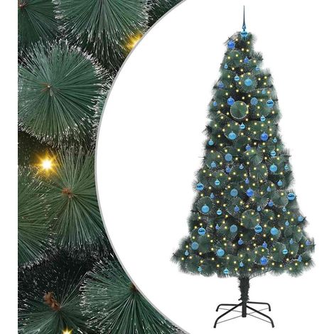 Albero di Natale Albero natalizio Albero festivo artificiale pre-illuminato con set di palline (1/5)