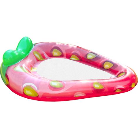 Aga Materassino Gonfiabile 145x80 cm Fragola (1/3)