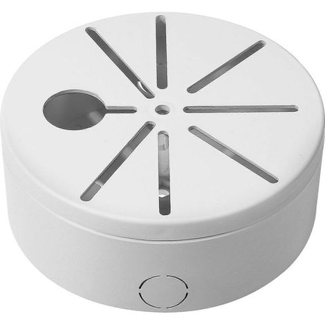 Boîte de jonction ronde pour caméra de sécurité, support universel pour caméra, boîtier de jonction pour câbles-13.30X5.20X5.20CM (1/4)