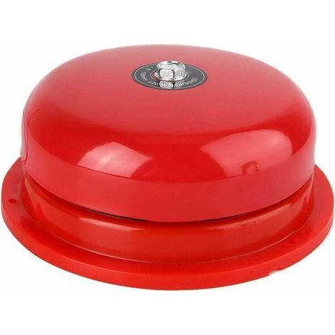 Cloche électrique en acier inoxydable 100db de type grève interne de 6 pouces en acier pour alarme incendie, évacuation d'urgence, sonnette d'alarme école et gare(24V) (1/4)