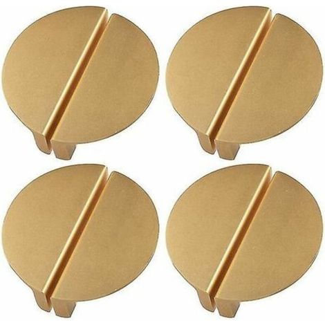 Maniglie per cassetti color oro champagne, pomelli a mezzaluna da 2,5 pollici (1/4)