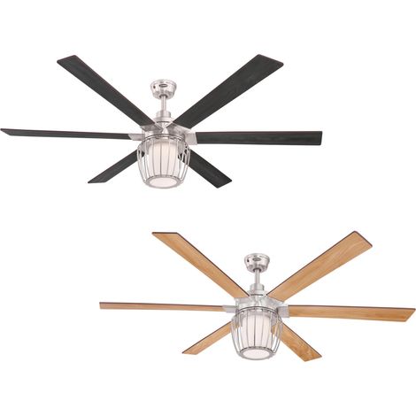 Ceiling fan Willa 153cm / 60" with LED light and remote
