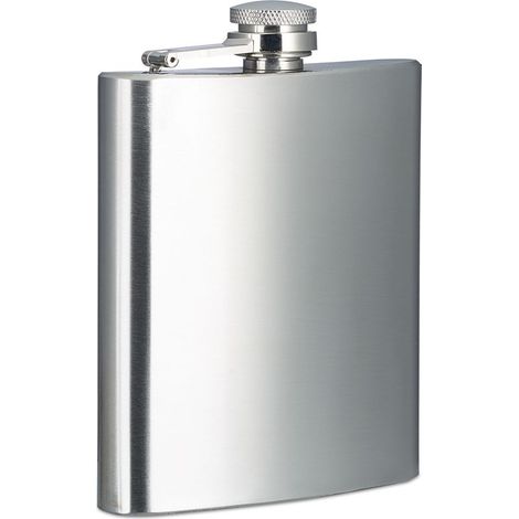 ensemble de bar 6 pièces en inox, flacon de 200 ml, shaker, passoire, doseur, cuillère à cocktail, pince à glaons (1/5)
