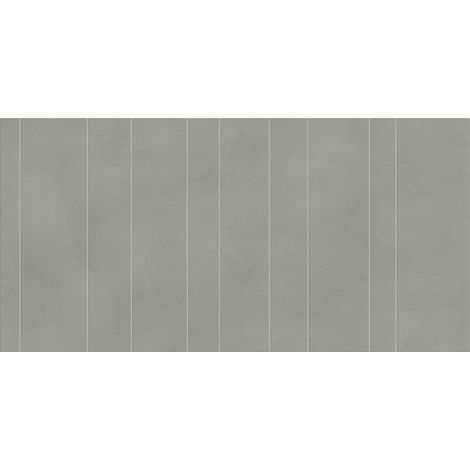 Carrelage effet Béton Gris Cendré Ridge 120x60x0,9 cm Mat Montera - Mur intérieur (vendu par carton de 1,44 m²) - RO'MA CARRELAGE