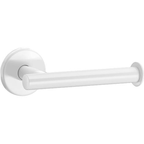 Delabie WC-Papierhalter f. 1 Rolle, Edelstahl pulverbeschichtet weiß (1/2)