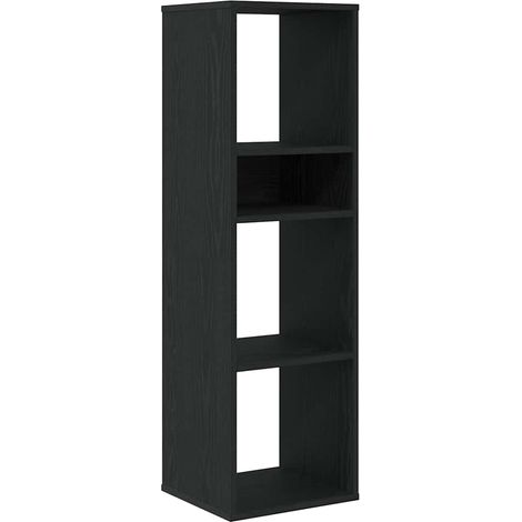 Maison Exclusive - Bücherregal Schwarz 34x31x112 cm Holzwerkstoff