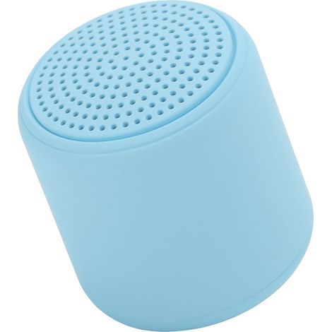 Enceinte Bluetooth portable avec interface mini USB et cordon bleu (1/5)