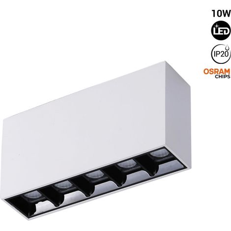 LED-Linienstrahler Aufputz - 10W - UGR18 - CRI90 - Chip OSRAM