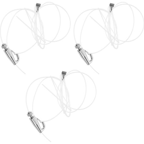 Kit de 3 câbles suspension réglables pour tableaux, comprenant une (1/5)
