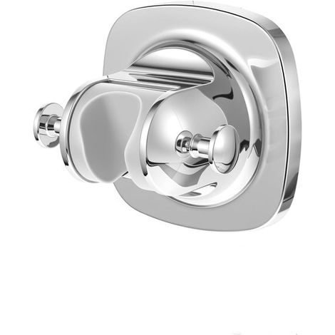 Soffione doccia, supporto per maniglia doccia, supporto per soffione doccia, supporto per doccetta, soffione doccia con ventosa resistente, non richiede foratura, portatile, per montaggio a parete in (1/5)
