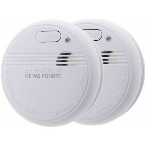 Lot de 2x détecteurs de fumée NF (1/2)