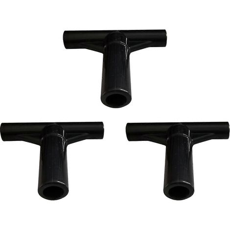 Lot de 3 embouts de poteaux pour filet de trampoline, accessoires pour jardin extérieur (1/5)
