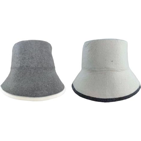 Sauna Hat Felt for Wool, Moisture Resistant (Gray) (1/5)