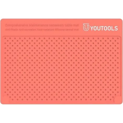 Green Mobility-UT-D251 Coussinet en silicone d'isolation thermique à résistance à haute température pour plate-forme de maintenance électrique pour outils de réparation mobiles - Rouge (1/3)