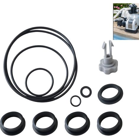 Filtre à sable de rechange pour pompes à filtre à sable, accessoires de piscine pour joints de piscine, joints d’étanchéité pour pompe de filtration à sable, rechange 25013 (1/5)