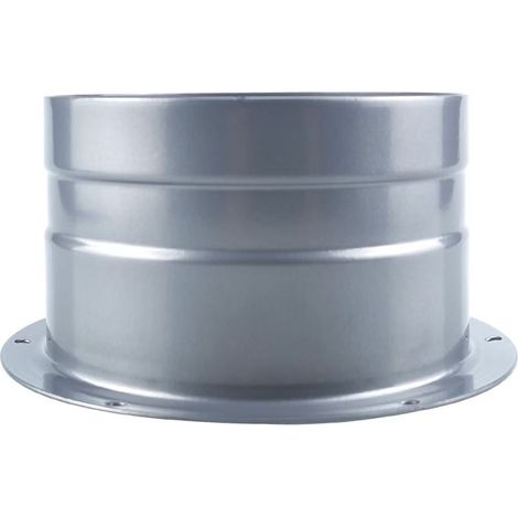 Raccord de conduit de ventilation à bride métallique de 100 mm, adaptateur de bride murale pour ventilateurs de conduit, hottes de cuisine (1/4)