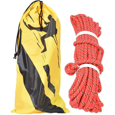 Corde d'escalade de secours 10m pour équipement de survie en montagne et randonnée (1/5)