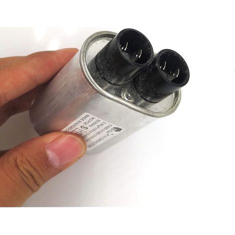 Condensateur haute tension universel pour micro-ondes CH85 2100 V AC H.V. 10/85/21 50/60 Hz sans PCB, VDE EN61270-1 (21085 0,85 uf) (1/4)