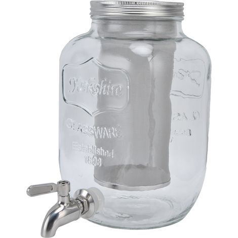 Cafetière à infusion à froid 4L avec infuseur intégré pour la maison, le restaurant et la cuisine