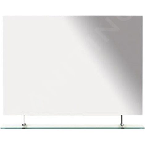 Sapho Wega - Miroir 100x80 cm, avec étagère 60092 (1/4)