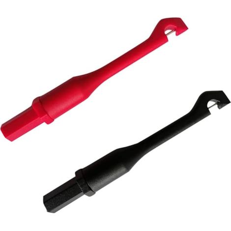 Kit de test multimètre avec 2 sondes à bande, câbles et sonde arrière, kit d'aiguilles de perçage (1/5)