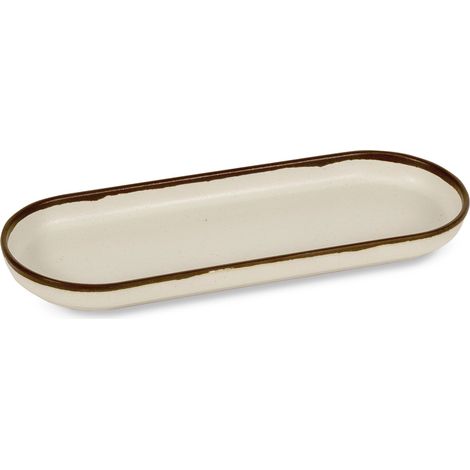 Plat Ovale en Mélaminé Collection Halo 26 x 10,5 cm - Pujadas
