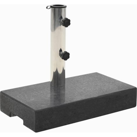 Socle de parasol rectangulaire Granite 25 kg Noir (1/5)