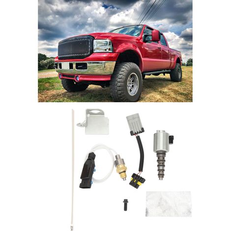 Turbolader-Schaufelpositionssensor-Kit 12635324 + VGT-Magnetventil 3C3Z6F089AA für Ford 6.0L Diesel Powerstroke (1/5)