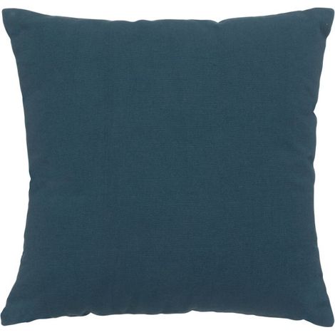Coussin Déhoussable "Jovi" 38x38cm Bleu Égéen