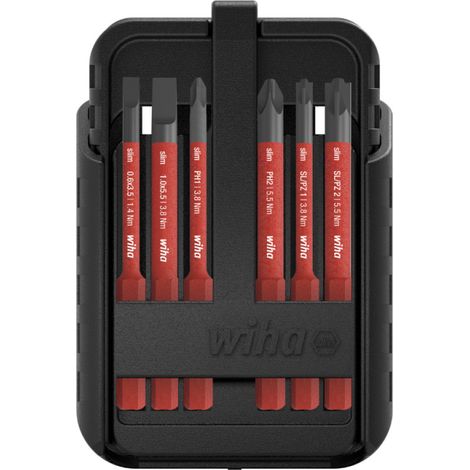 Jeu de 12 Embouts Slimbit Fente/Ph/Pz/Bornier/Torx (1/2)