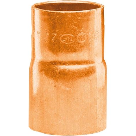 réduction en cuivre à souder - mâle 18 mm vers femelle 14 mm - sachet de 2