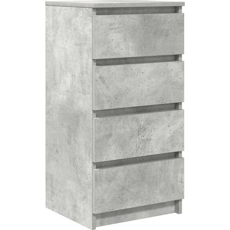 Sideboard Concrete Grey 37.5x35x76 cm Engineered Wood vidaXL (1/5)