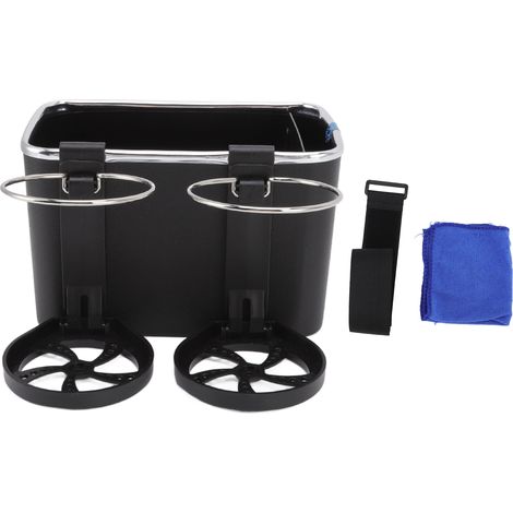 Porte-gobelet pliable universel pour voiture, boîte de rangement pour accoudoir, support pour téléphone et gobelet, boîte à mouchoirs pour véhicule (1/5)
